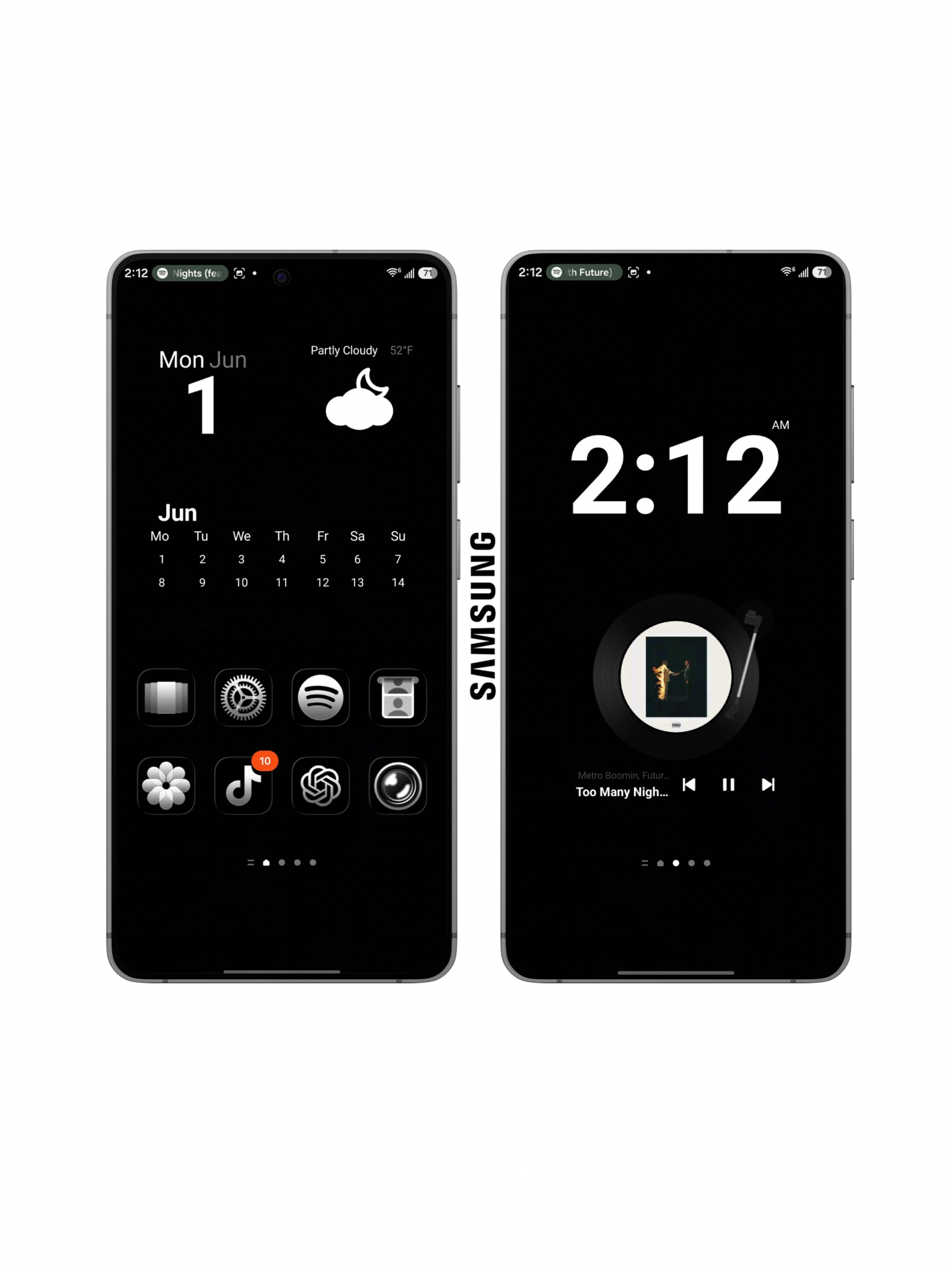 Samsung Minimal Widgets
